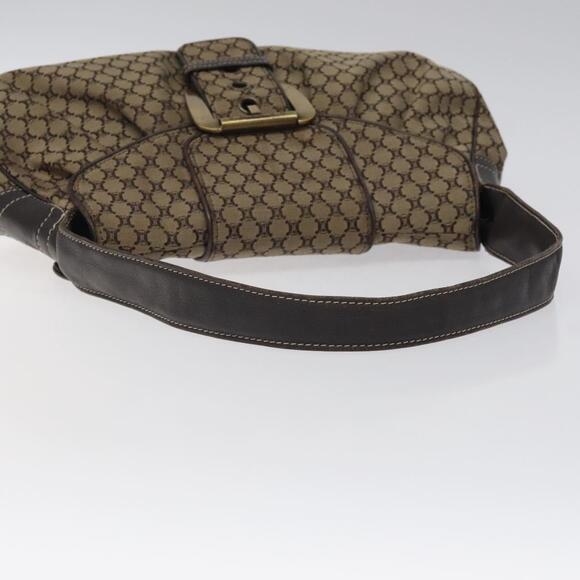 CELINE Macadam Canvas Shoulder Bag Brown - Picture 7 of 12